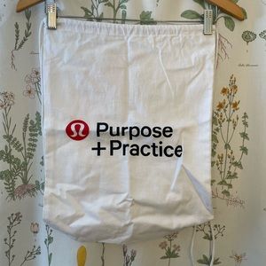 Lululemon Purpose and Practice String Backpack
